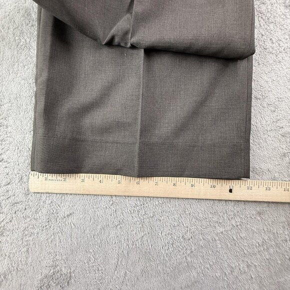 Doc & Amelia Pants Womens 28W Brown Classic Fit Straight Leg Dress Slacks NWT - Picture 11 of 15
